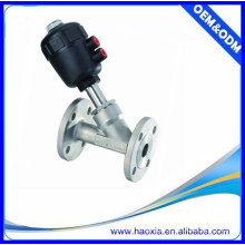 2/2Way Piston-operated Plastic Head Flange End Pneumatic Angle Valve With DN80